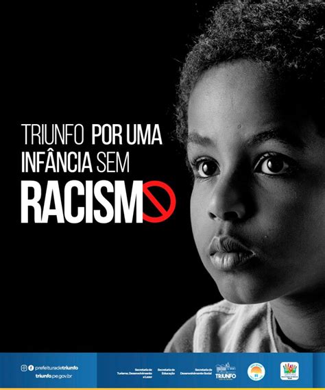 Cartaz De Combate Ao Racismo