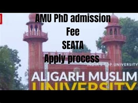 Aligarh Muslim University Phd Admission Notification Ugc Net