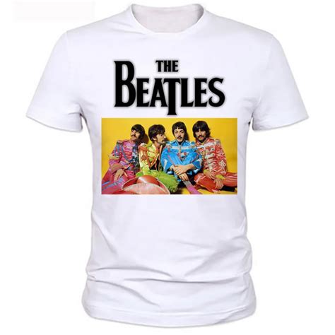 Man's Summer Leisure T shirt New Style The Beatles T Shirts Men Casual ...