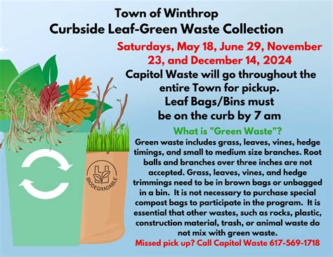 Curbside Leaf, Green Waste (Yard Waste) & Christmas Tree Collection