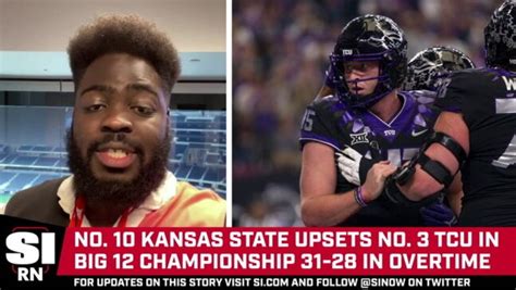 Kansas State Shocks Tcu In Big 12 Championship 31 28 The Chronicle