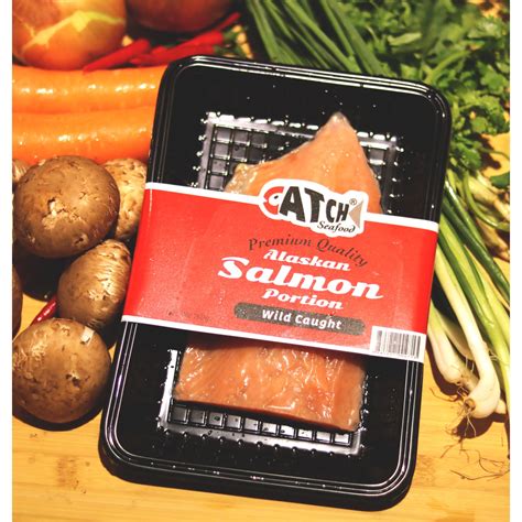 Catch Seafood Wild Alaskan Salmon Portion Skinless Ntuc Fairprice