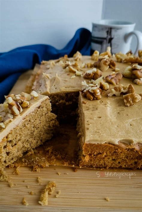 Mary Berrys Coffee And Walnut Traybake Garden