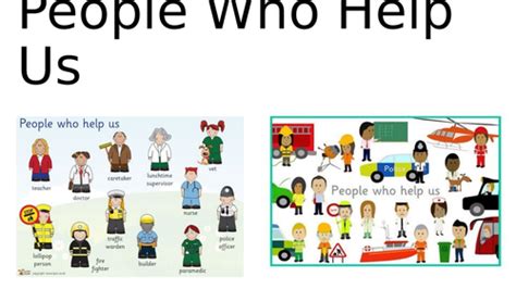 People Who Help Us Photo Powerpoint Presentation Eyfs Ks1 Teaching