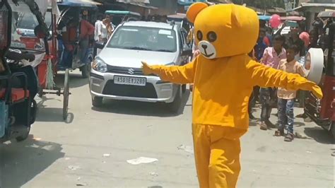 Teddy Bear On Road Public Place Bakchodi Teddy Bear Prank On Comedy