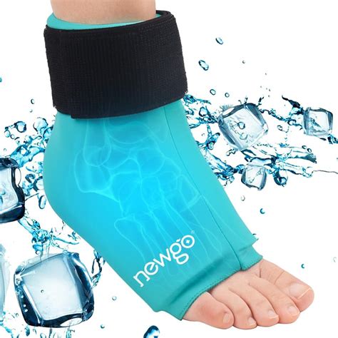 Newgo Ankle Ice Pack For Injuries Flexible Foot Ice Pack Hot Cold