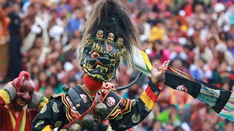 Mask Dance Of Bhutan Final Stage Fearful YouTube