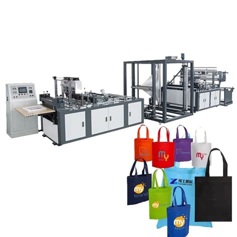 Fully Automatic Non Woven T Shirt Bag Making Machine Box Bag Non Woven