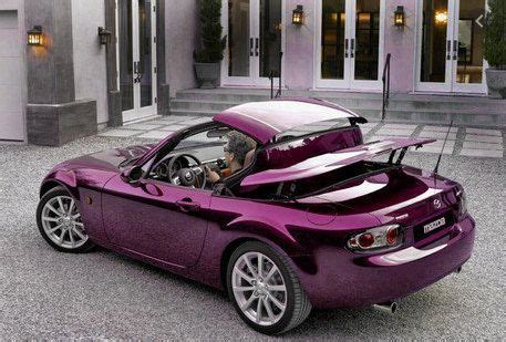 Popular Old Mazda Mx Cabrio Convertible Purple Mod Luxury Mx Wallpaper