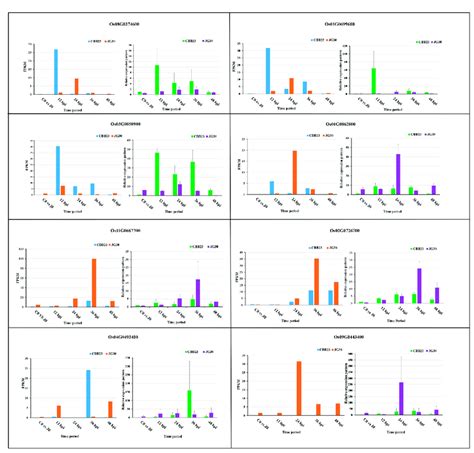 QRT PCR Based Validation Of DEGs In Response To PXO99 A At Different