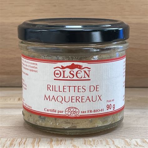 Rillettes De Maquereaux Bio G Olsen