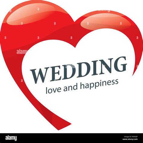 vector logo wedding stock vector image art alamy