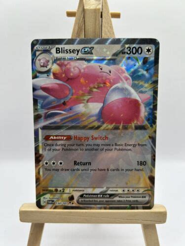 Blissey EX 134 167 Full Art NM M Twilight Masquerade Pokemon Card EBay