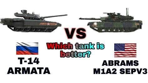 ABRAMS M1A2 SEPV3(USA) VS T-14 ARMATA****[WHICH TANK IS BETTER ?]***** - YouTube