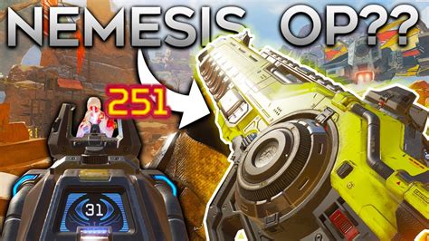 How Overpowered Is The Nemesis Burst Ar Apex Legends Season