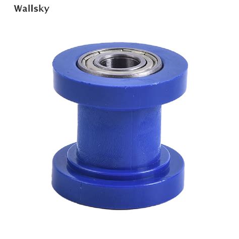 Wallsky 1pcs 8mm 10mm Chain Roller Slider Tensioner Wheel Guide Pit