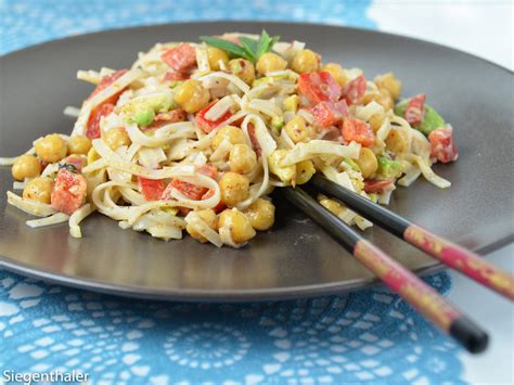 Reisnudelsalat Mit Chili Kichererbsen Rezept Kochbar De