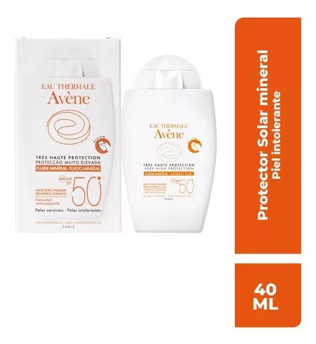 Avène Protector Solar Fps50 Fluido Mineral Sinparabenos40ml Mercadolibre