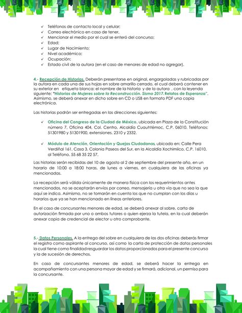 Congreso de la Ciudad de México on Twitter Convocatoria 1er