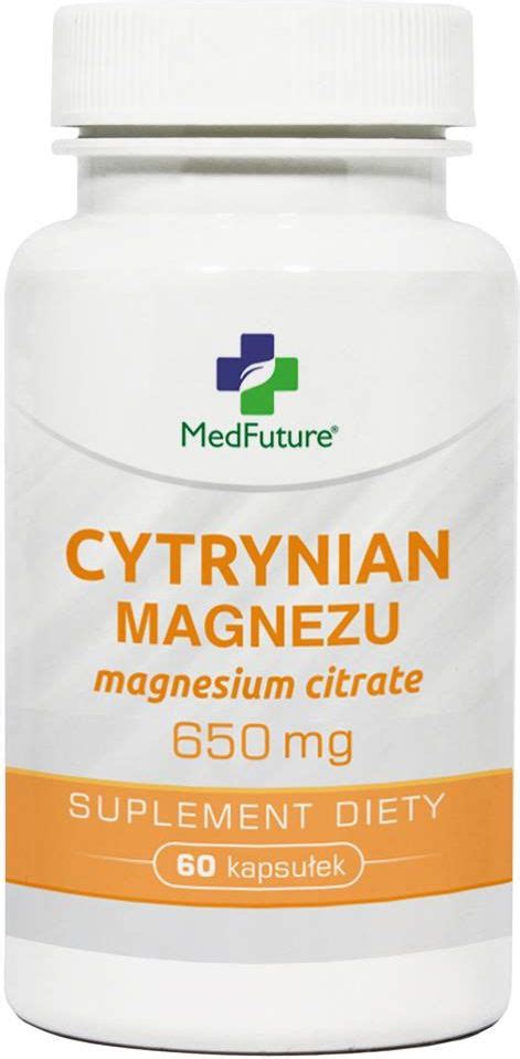 Medfuture Cytrynian Magnezu Mg Kaps Opinie I Ceny Na Ceneo Pl