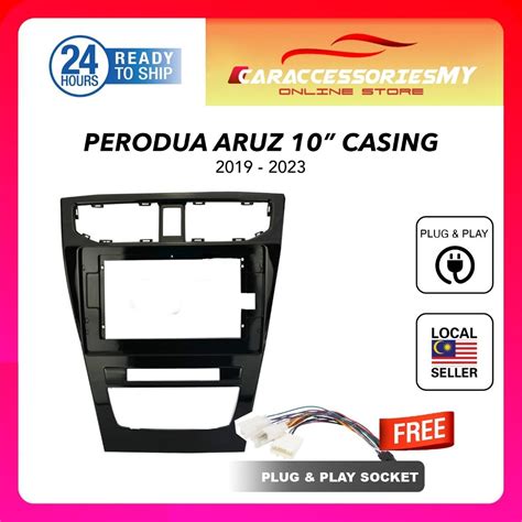 Perodua Aruz Inch Car Android Player Casing With Socket Plug And