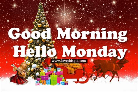 Reindeer Santa Good Morning Hello Monday Pictures Photos And Images