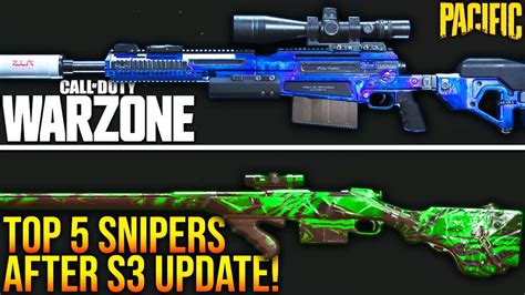 Warzone New Top Best Snipers After Update Warzone Best Sniper