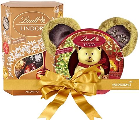 Lindt Lindor Saint Valentin Teddy Ours Lindor Assortis G