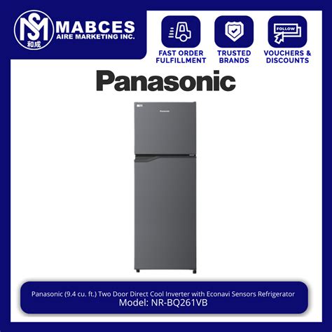 Panasonic Cu Ft Two Door Direct Cool Inverter With Econavi