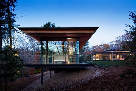 Glass House New Canaan Ideas Architecture House In The Woods Modern House Plans