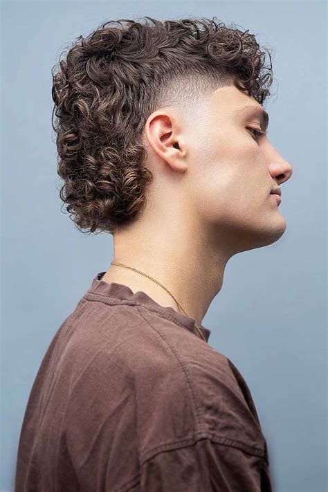 Taper Haircut With Curls