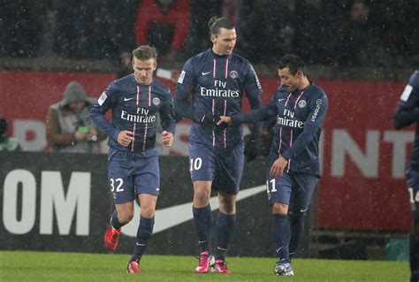 Photo Un Ancien Joueur Du Psg Dans La Tourmente David Beckham Zlatan