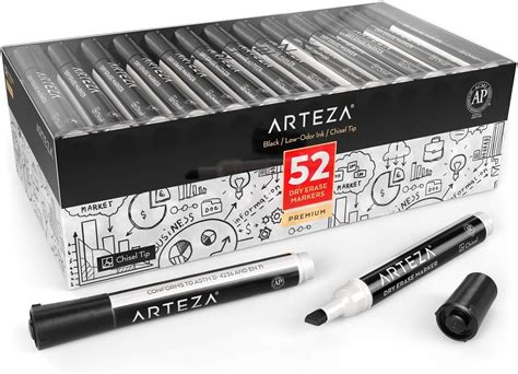 ARTEZA ARTZ 8414 Evidenziatori Nero Cancellabili 52 pz Unità Amazon