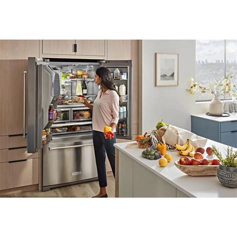 Buy KitchenAid 26 8 Cu Ft Standard Depth French Door Refrigerator