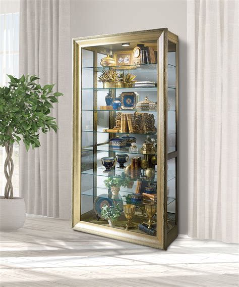 Curio Cabinets Lighted Curio Cabinet Vintage Angled Lighted With Locks And Keys 14268 Amazing