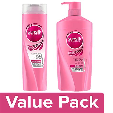 Buy Sunsilk Lusciously Thick And Long Shampoo 650 Ml Conditioner 340 Ml Online At Best Price