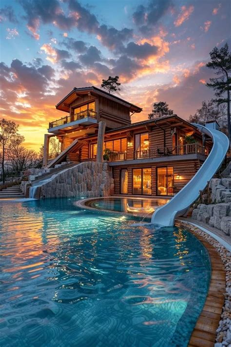 Pin by maxi on 建物 in 2024 Lake house Dream house exterior Dream house