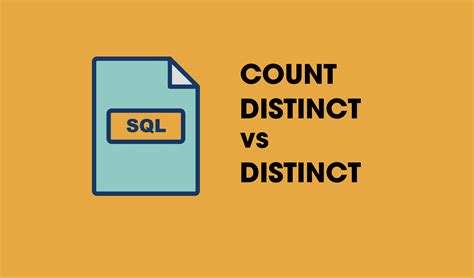 Sql Count Distinct Vs Distinct What S The Difference Pdq