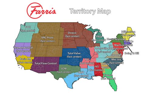 Farris-Map - Farris Valves USA | Total Valve Systems