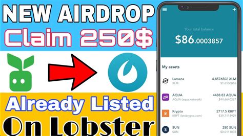 Claim 250 In Lobster Wallet Instant Withdrawal Airdrop Crypto