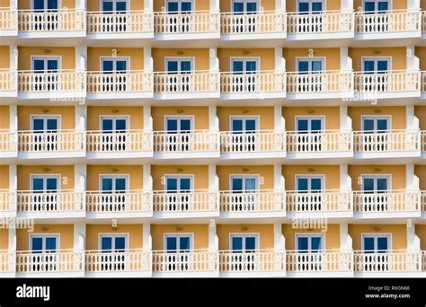 Hotel balcony windows hi-res stock photography and images - Alamy