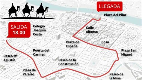 Cortes de tráfico y desvíos de autobús en Zaragoza por la cabalgata de