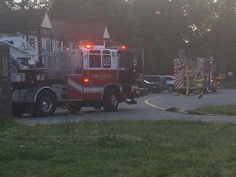 Chesapeake Fire Crews Respond To Apartment Fire Friday Morning