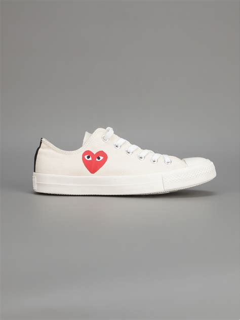 Lyst Converse Heart Print Trainer In White