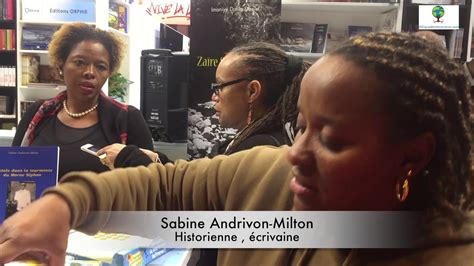 SALON DU LIVRE 2018 INTERVIEW AVEC SABINE ANDRIVON MILTON YouTube