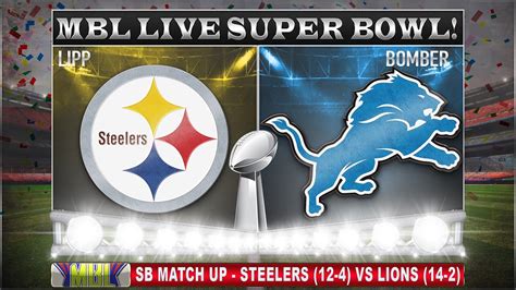 Season 21 Steelers Vs Lions Super Bowl Youtube