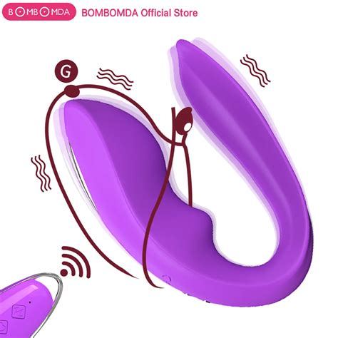 Wireless Vibrator Dual Motor U Shape Dildo G Spot Vibrator Clit