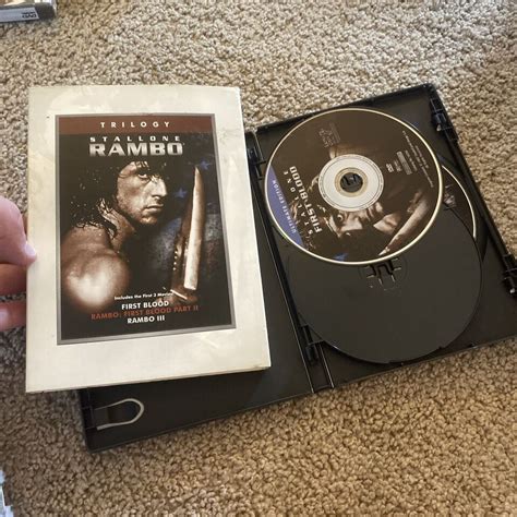 Rambo Trilogy Ultimate Edition Sylvester Stallone 3 DVDs Fast Ship