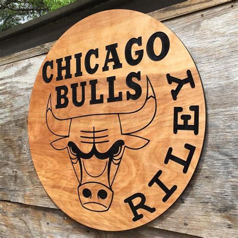 Chicago Bulls Personalized Wooden Signs by Southernkeeps on Etsy ...