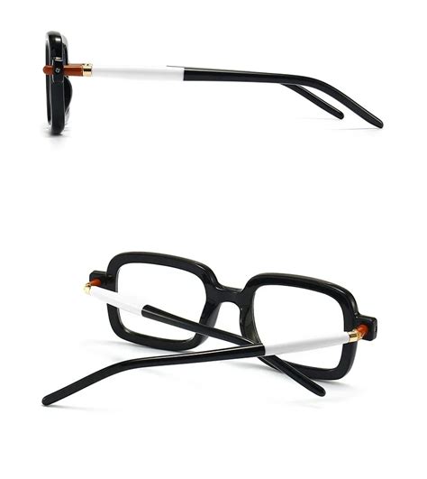 Des Vintage Black Square Glasses Frame – Fomoloo